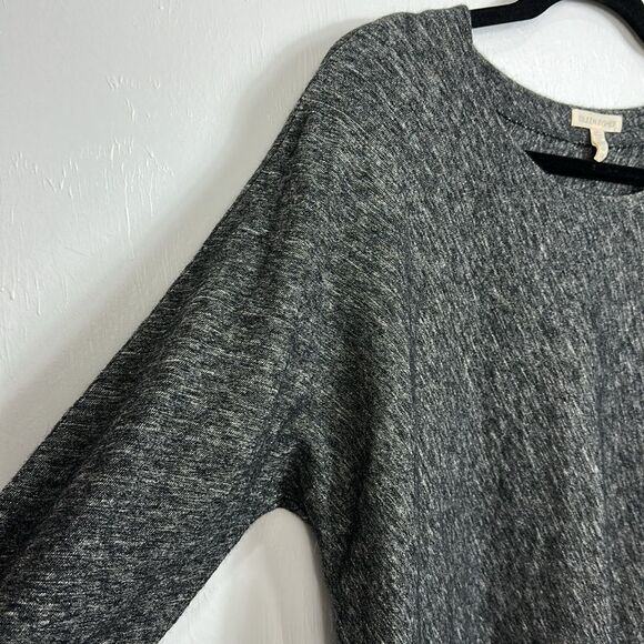 Eileen Fisher Organic Cotton Blend Round Neck Relaxed Fit Top Size L - Picture 3 of 10